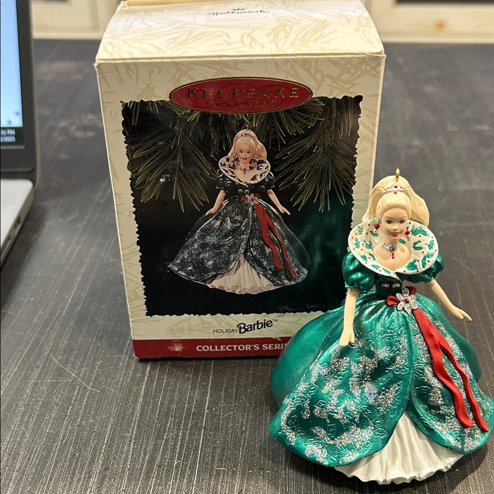 Hallmark 1995 Holiday Barbie Ornament #3 - Vintage